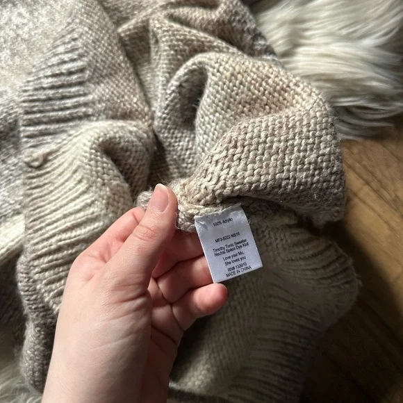 SHOW ME YOUR MUMU Timothy Tunic Sweater Neutral Space Dye Knit - Picture 10 of 11